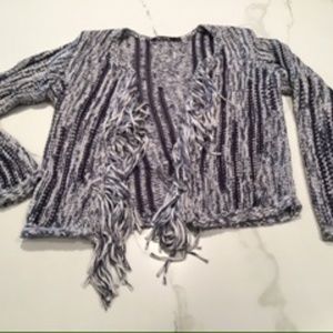 Nic + Zoe Navy & Ivory Sweater